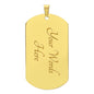 My Son | Never give up - Dog tag