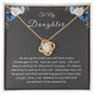 My Daughter | As You Grow Older - Love Knot Necklace
