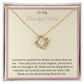 My Mom | To My Beautiful Mom - Love Knot Necklace