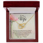 My Wife | Spend time with you - Interlocking Hearts necklace