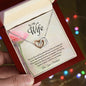 My Wife | Spend time with you - Interlocking Hearts necklace